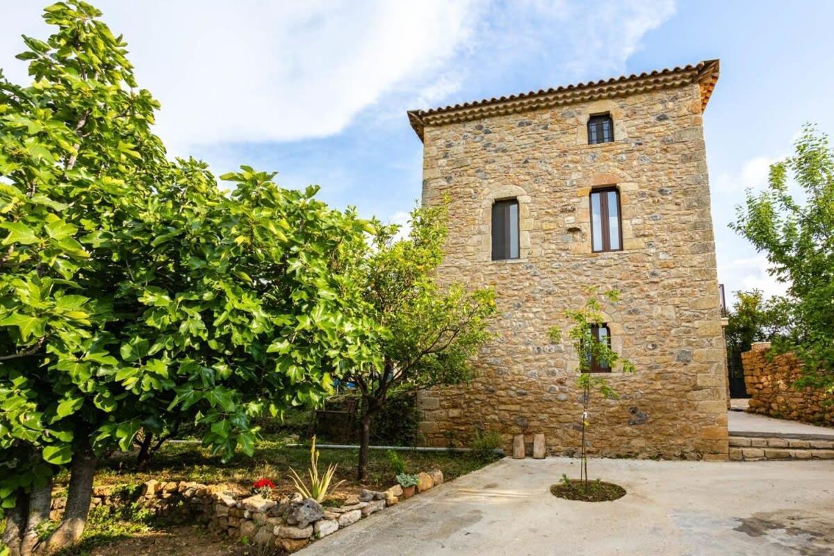 Mantineia Stone Villa-An Ethereal Getaway Megali Mantineia Esterno foto